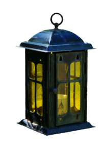 Grave lantern lamp candlestick