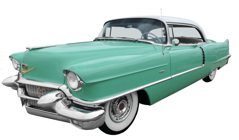 Isolated classic vehicle