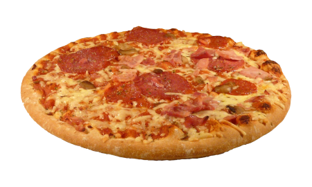 Salami italian isolated