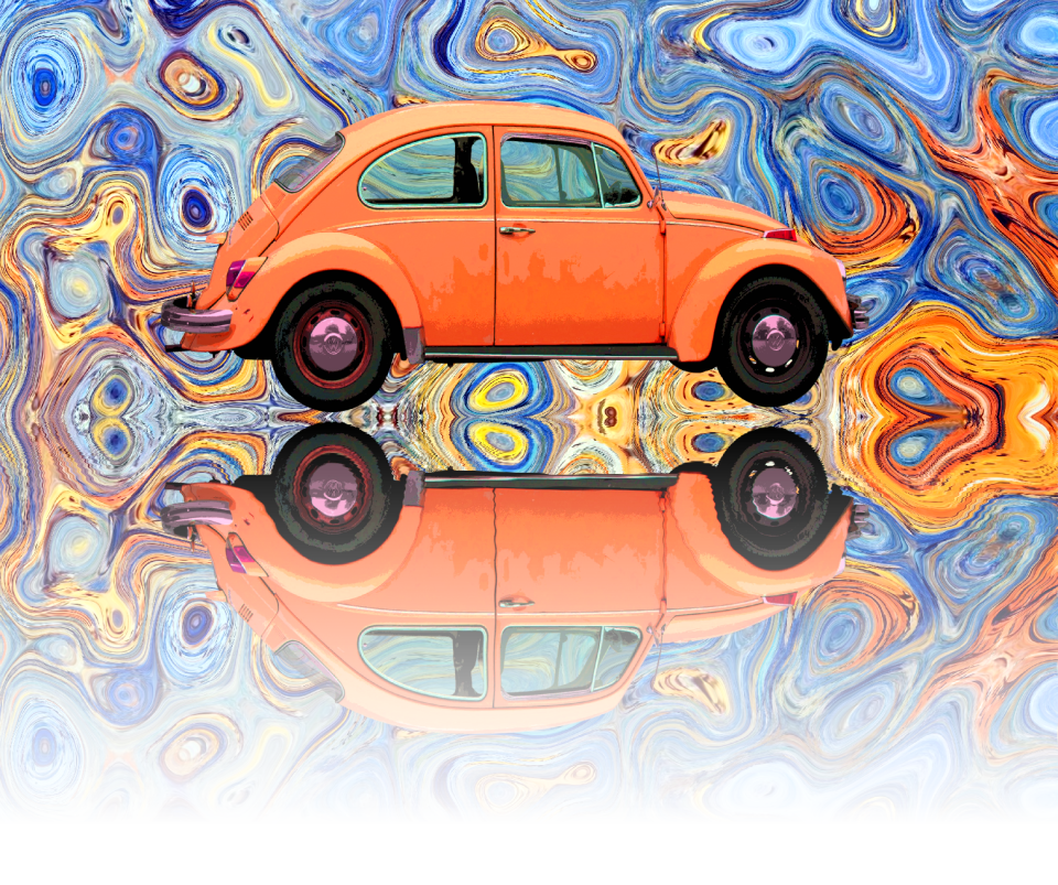 Old retro vw