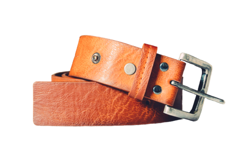 Buckle leather goods leather