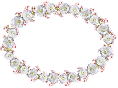 White floral decoration