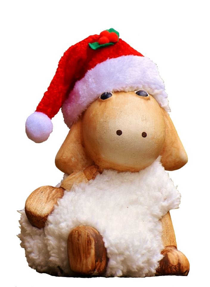 Soft toy santa hat toys
