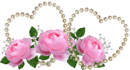 Hearts romantic decoration