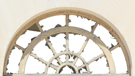 Middle ages old facade