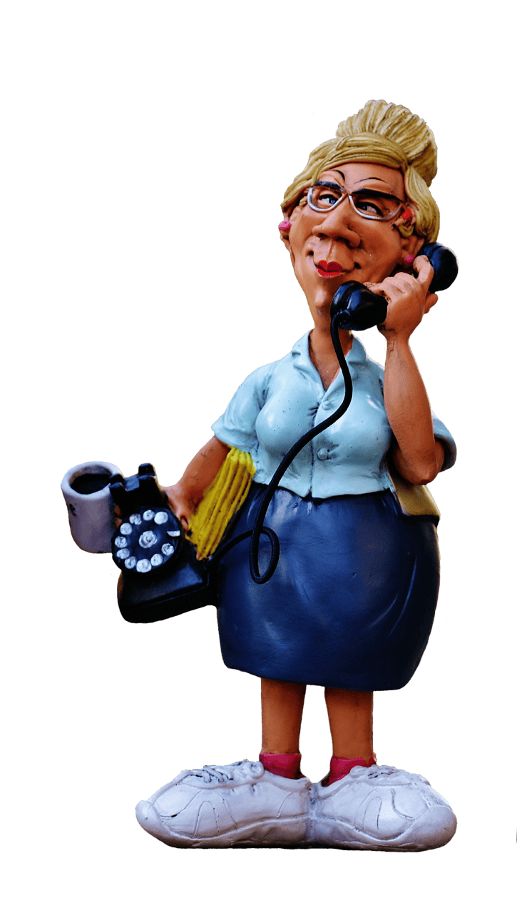 Figure phone communication