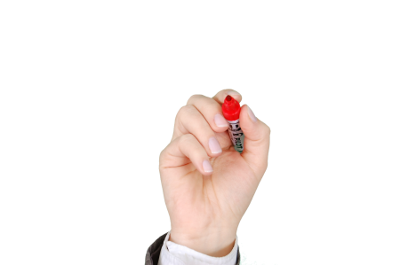 The hand to write business