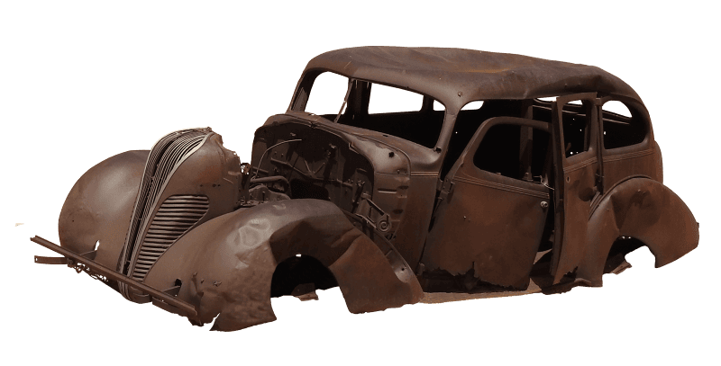 Oldtimer rust rusted