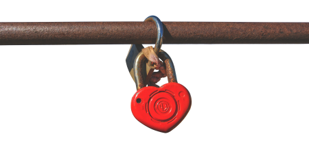 Symbol rust red