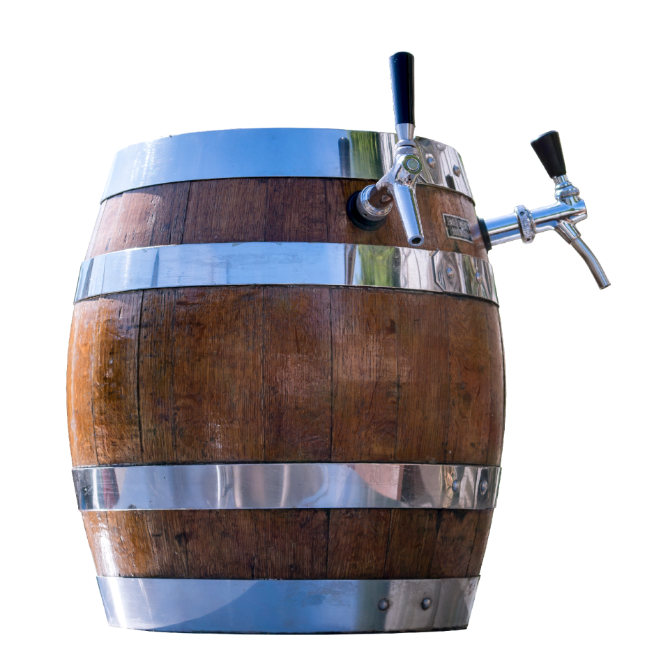 Beer keg wood tap