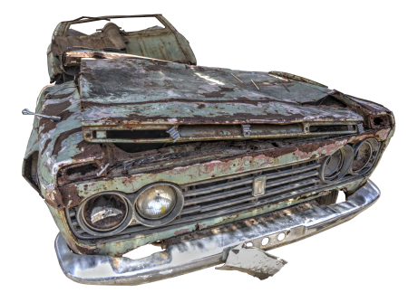 Oldtimer scrap broken