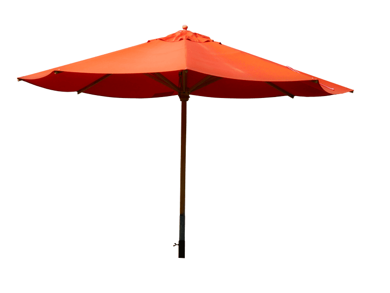 Parasol isolated garden party