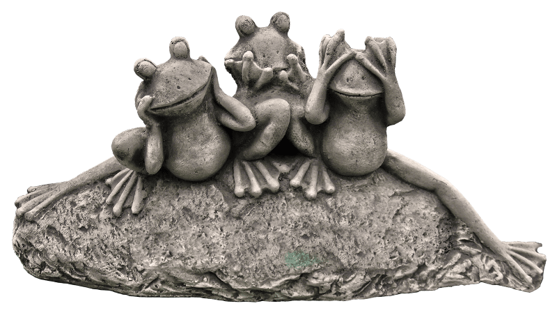 Ceramic garden figurines sculpture