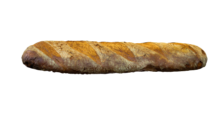 Bread isolated white bread