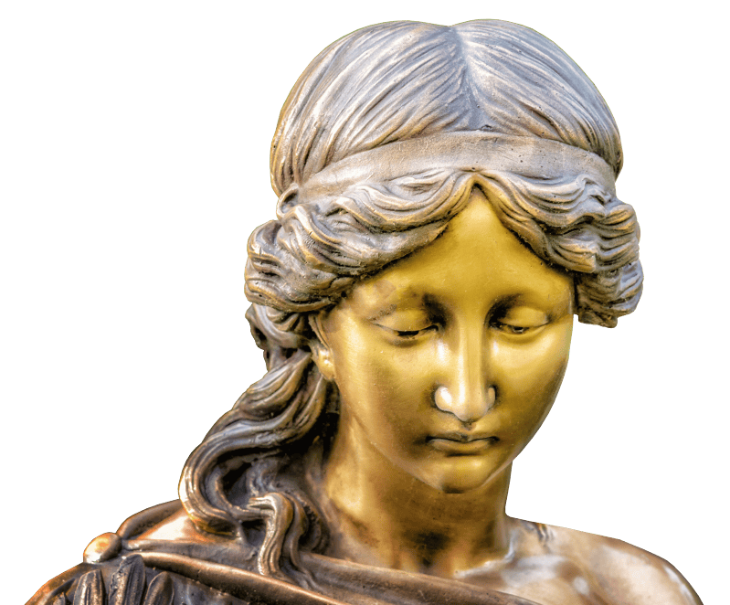 Statue figure angel face