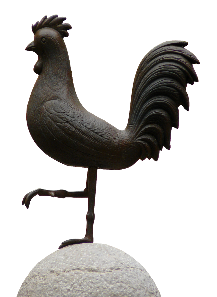 Metal bird gockel