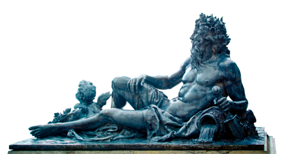 Aquarius bronze statue art
