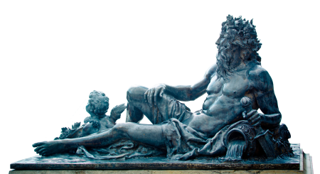 Aquarius bronze statue art