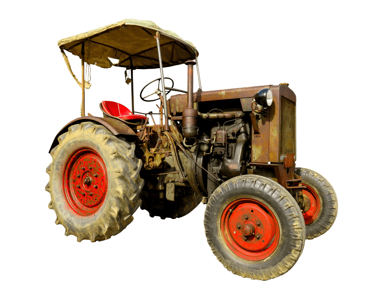 Agriculture isolated oldtimer