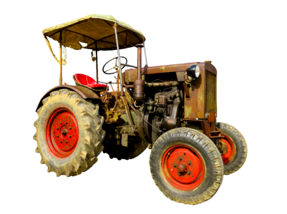 Agriculture isolated oldtimer
