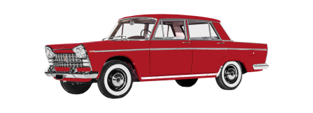 Isolated model years 1961-1968 luxury car