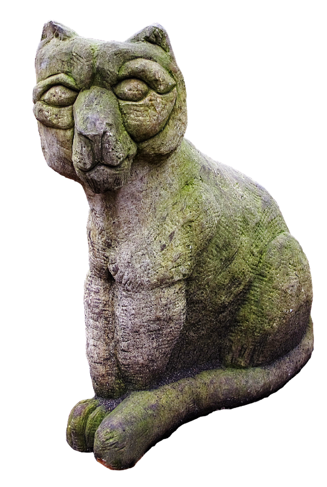 Ceramic animal figure garden figurines