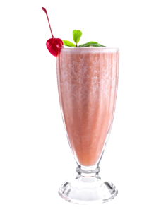 Strawberry cocktail smoothie