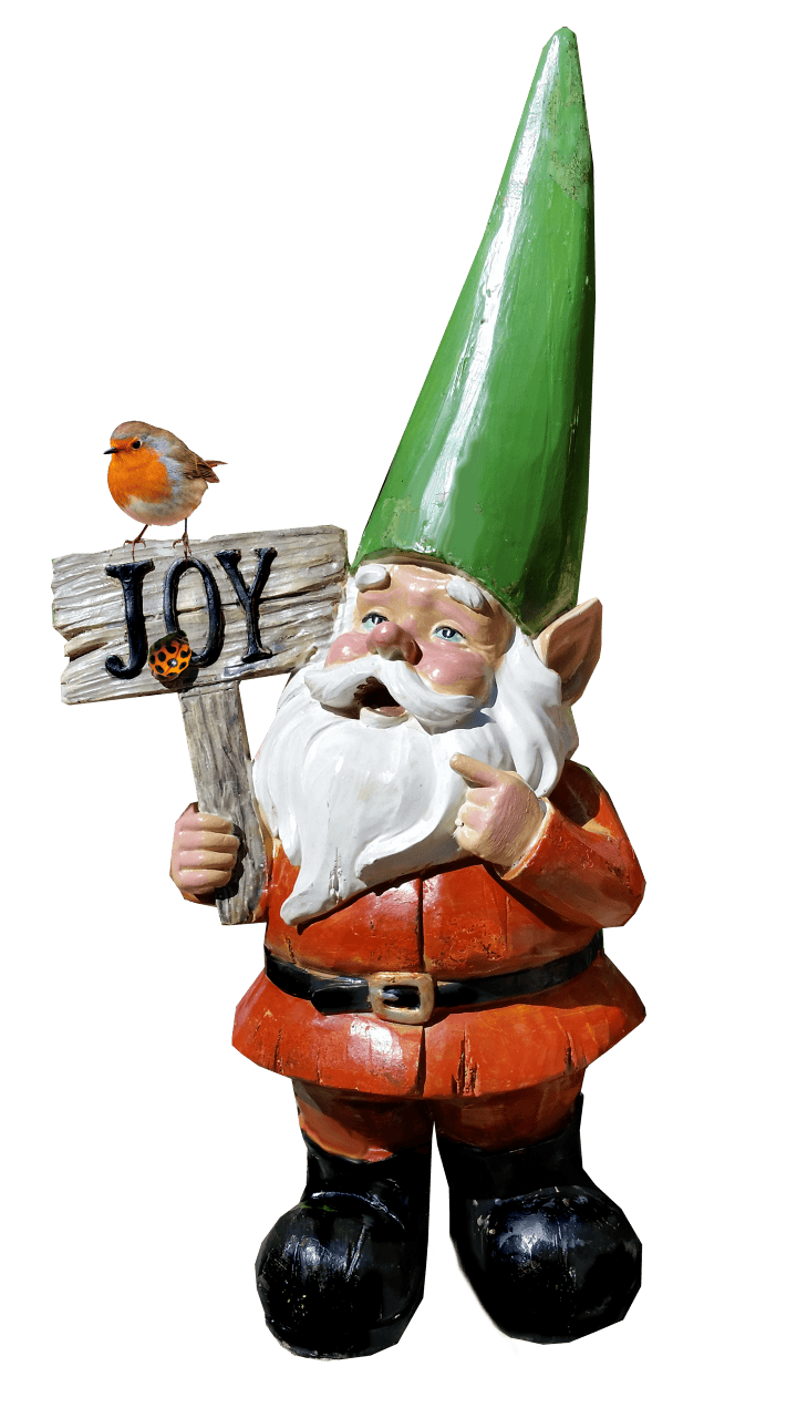 Garden statue cut out