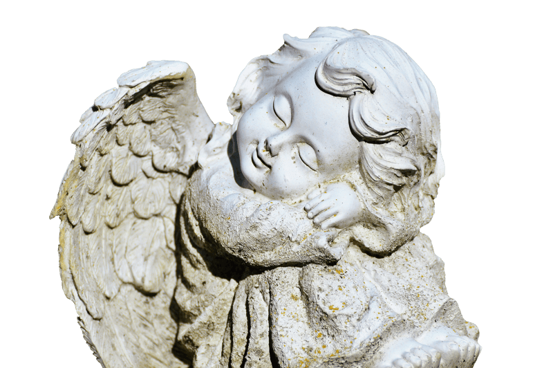 Angel figure figure sleeping