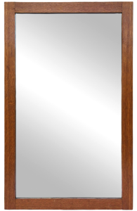 Isolated wooden frame outline