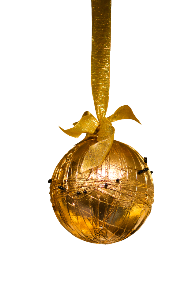 Christmas decorations gold christmas balls