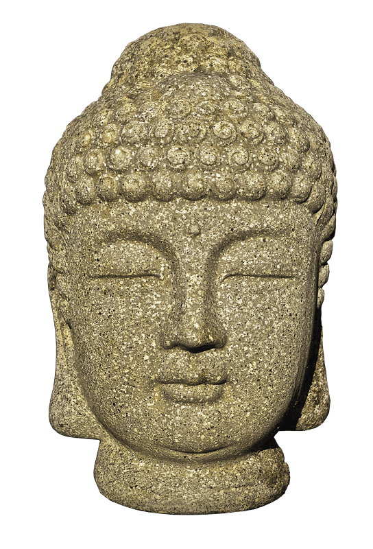 Face stone sculpture