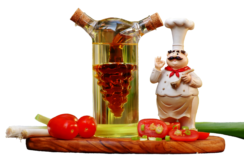 Oil tomatoes onions