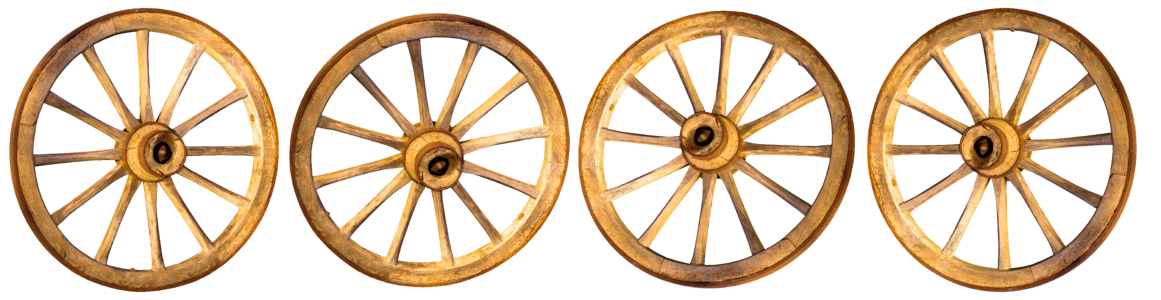 Wagon wheel wooden wheel wood