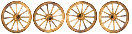 Wagon wheel wooden wheel wood