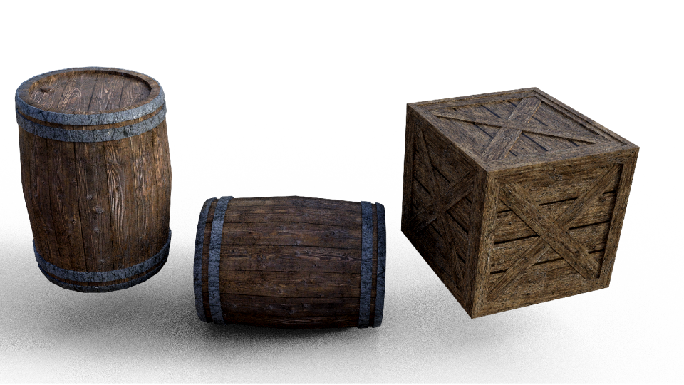 Box wood isolated