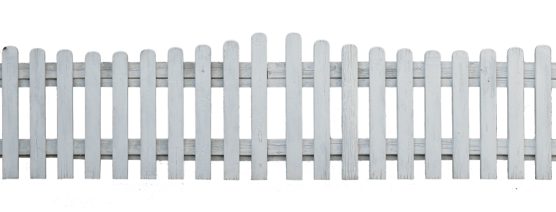 Garden fence paling battens