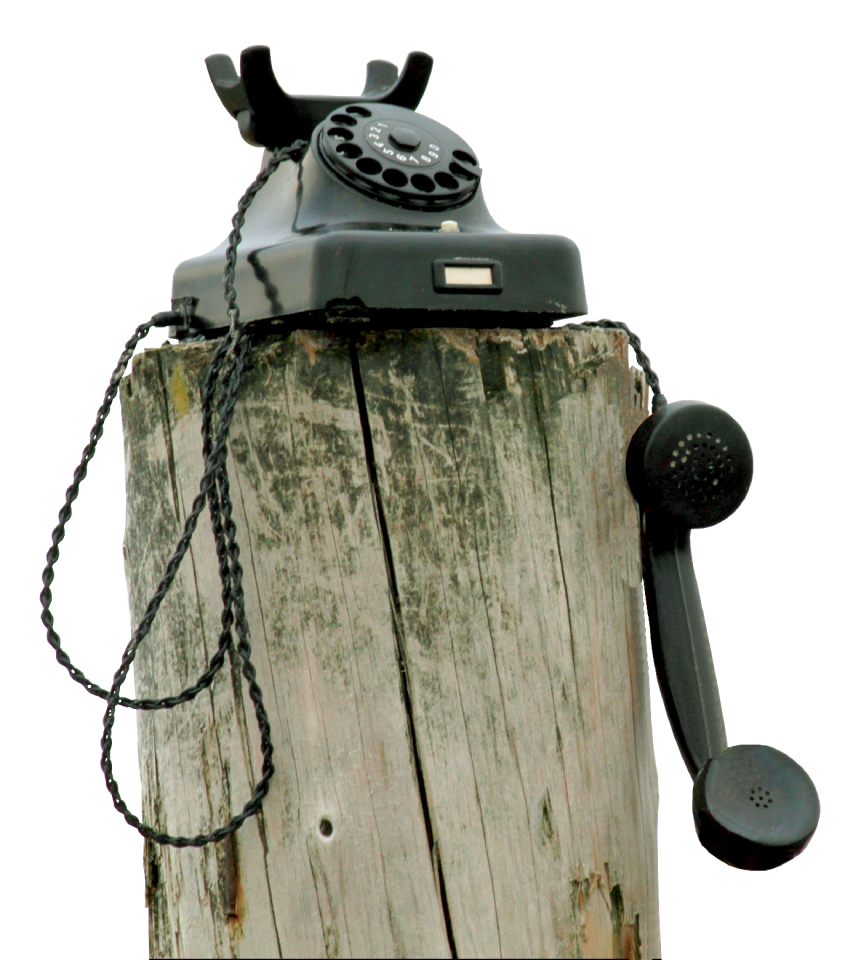 Telephone line talk landline