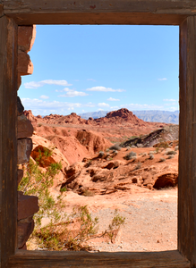 Cabins at valley of fire