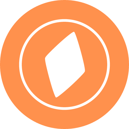 0XBTC Cryptocurrency Logo (Color)
