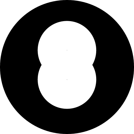 AEUR Cryptocurrency Logo (Black)