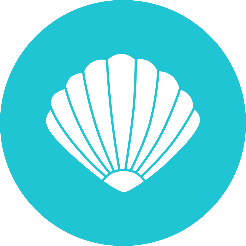 CLAM Cryptocurrency Logo (Color)