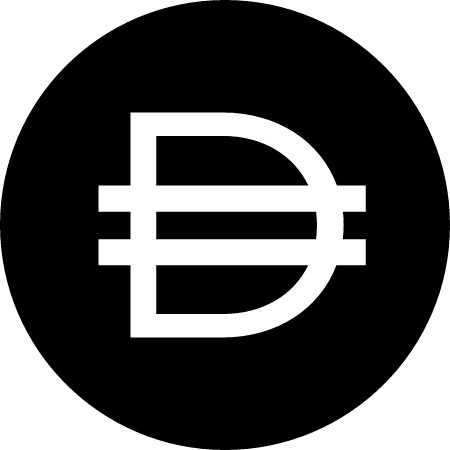 DAI Cryptocurrency Logo (Black)