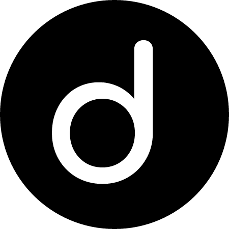 DAT Cryptocurrency Logo (Black)