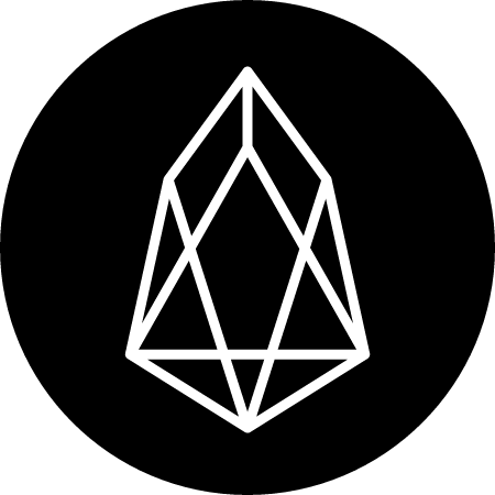 EOS Cryptocurrency Logo (Black)