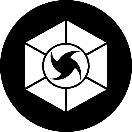 EXP Cryptocurrency Logo (Black)
