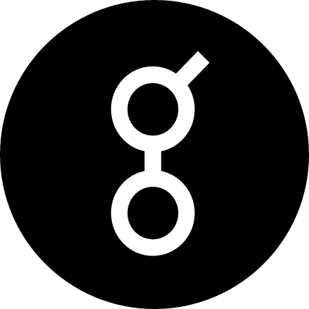 GNT Cryptocurrency Logo (Black)