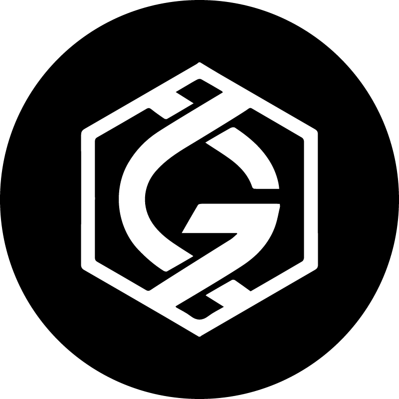 GRC Cryptocurrency Logo (Black)