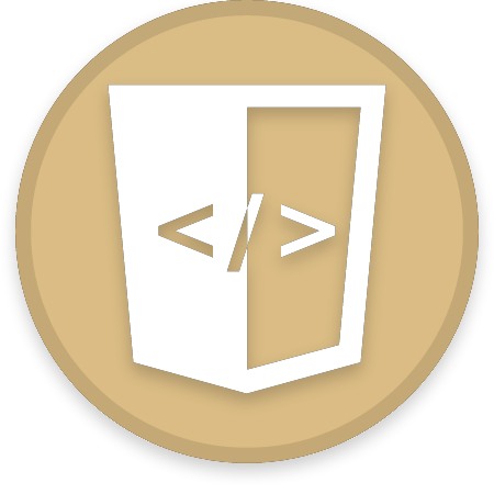 HTML Cryptocurrency Logo