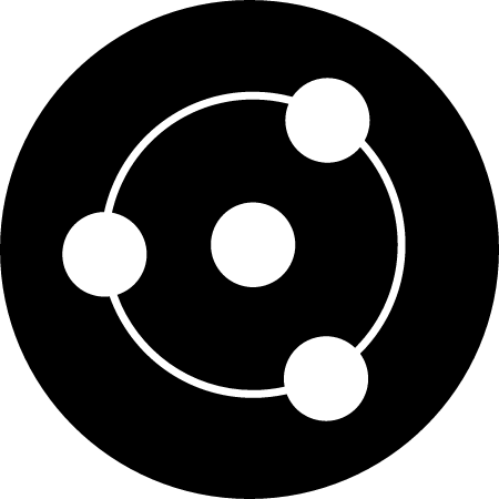ION Cryptocurrency Logo (Black)